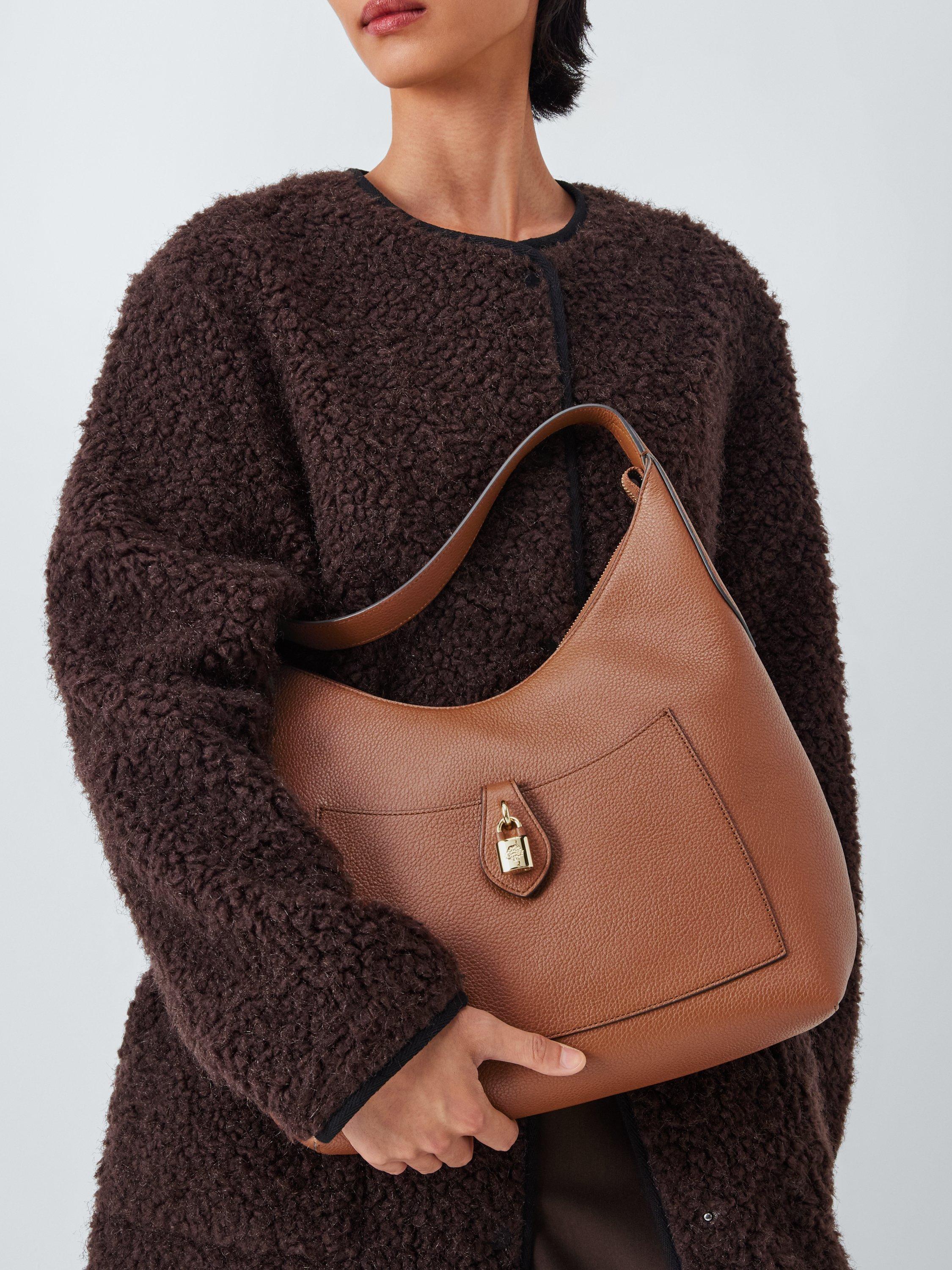 Product image 2 of 6, which shows Mulberry Eliza Large Leather Shoulder Bag, Oak