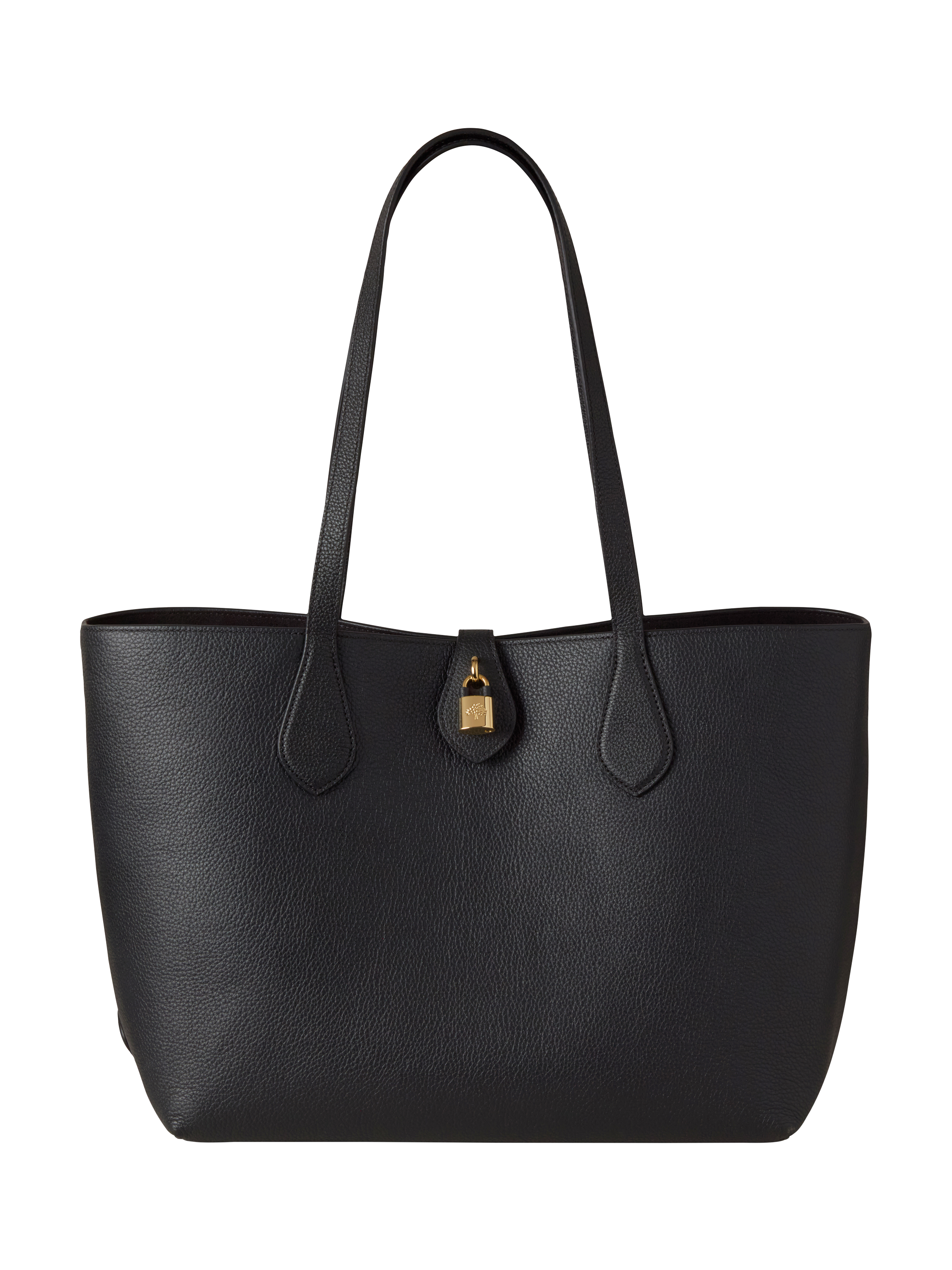 Product image 1 of 6, which shows Mulberry Eliza Leather Tote Bag, Black