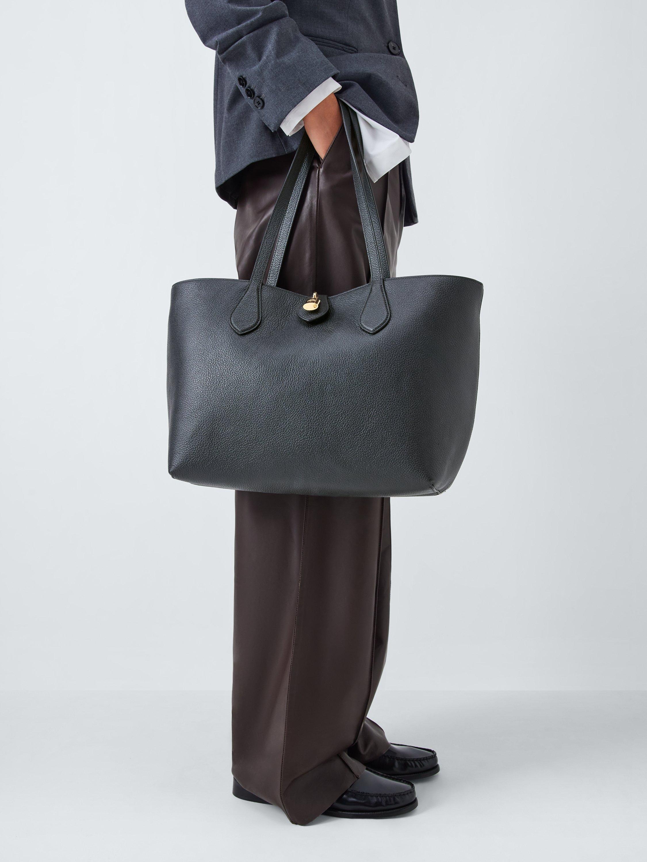 Product image 2 of 6, which shows Mulberry Eliza Leather Tote Bag, Black
