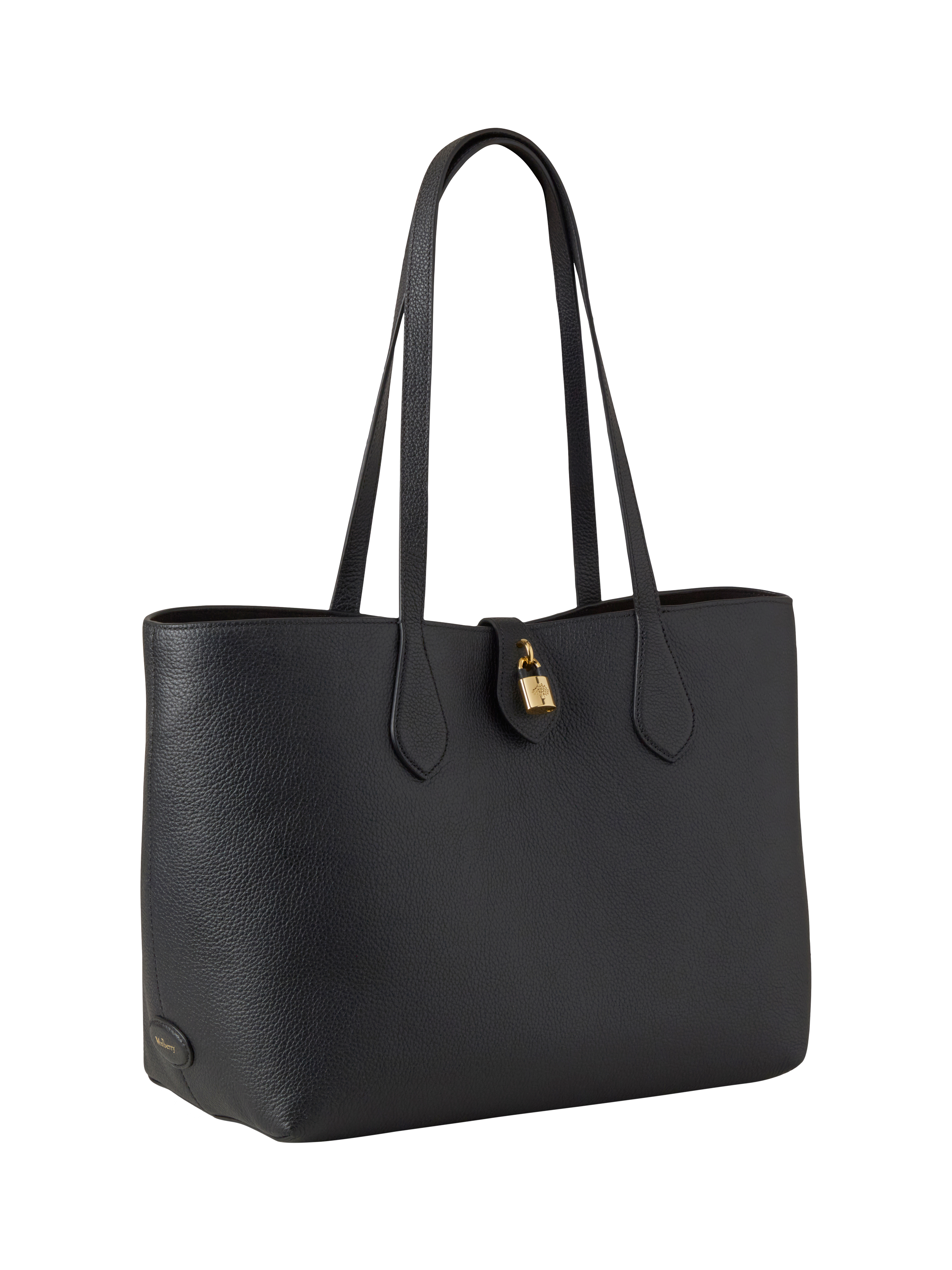 Product image 3 of 6, which shows Mulberry Eliza Leather Tote Bag, Black