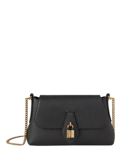 Mulberry Eliza Mini Leather Chain Shoulder Bag, Black