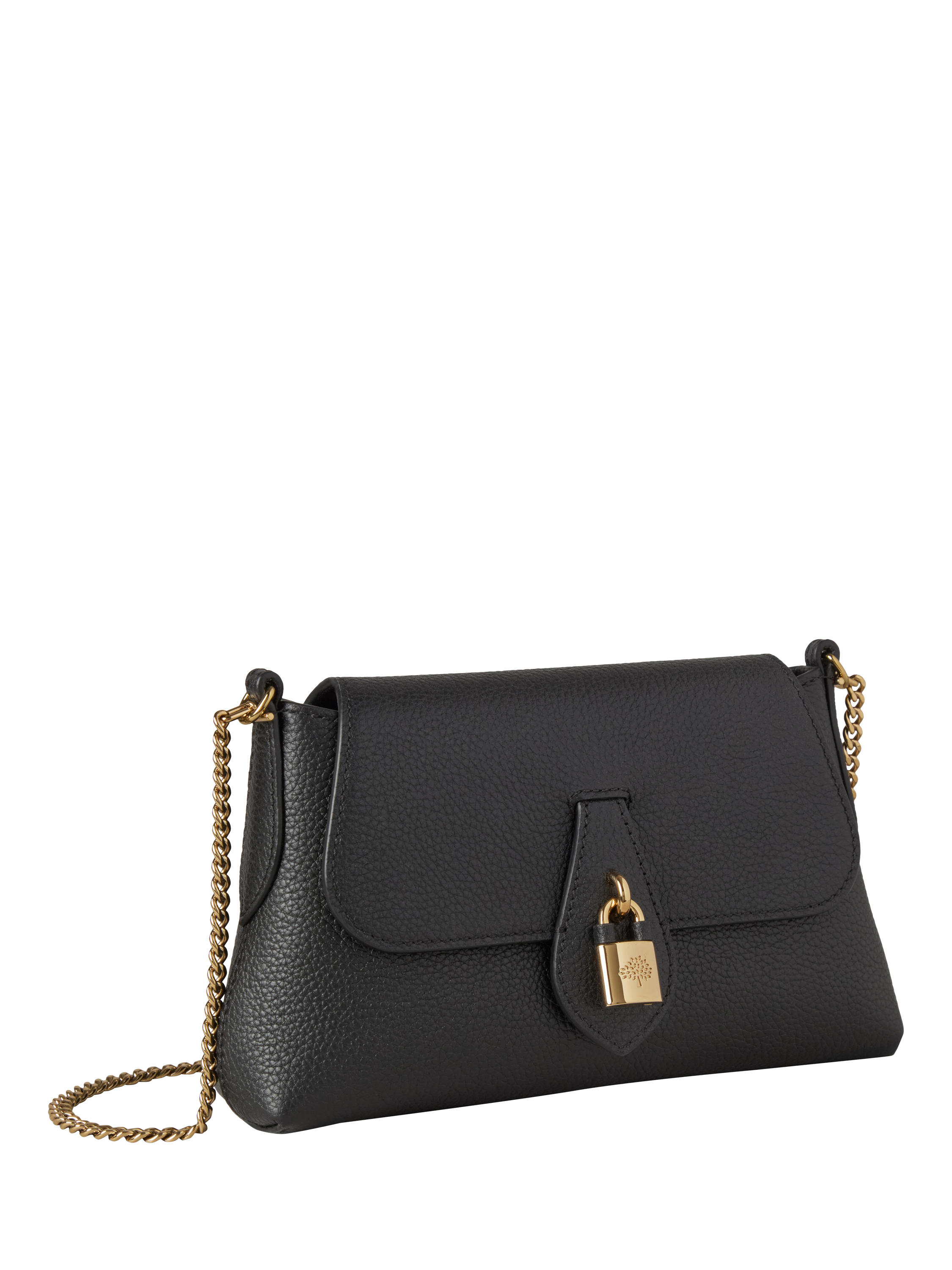 Product image 3 of 6, which shows Mulberry Eliza Mini Leather Chain Shoulder Bag, Black