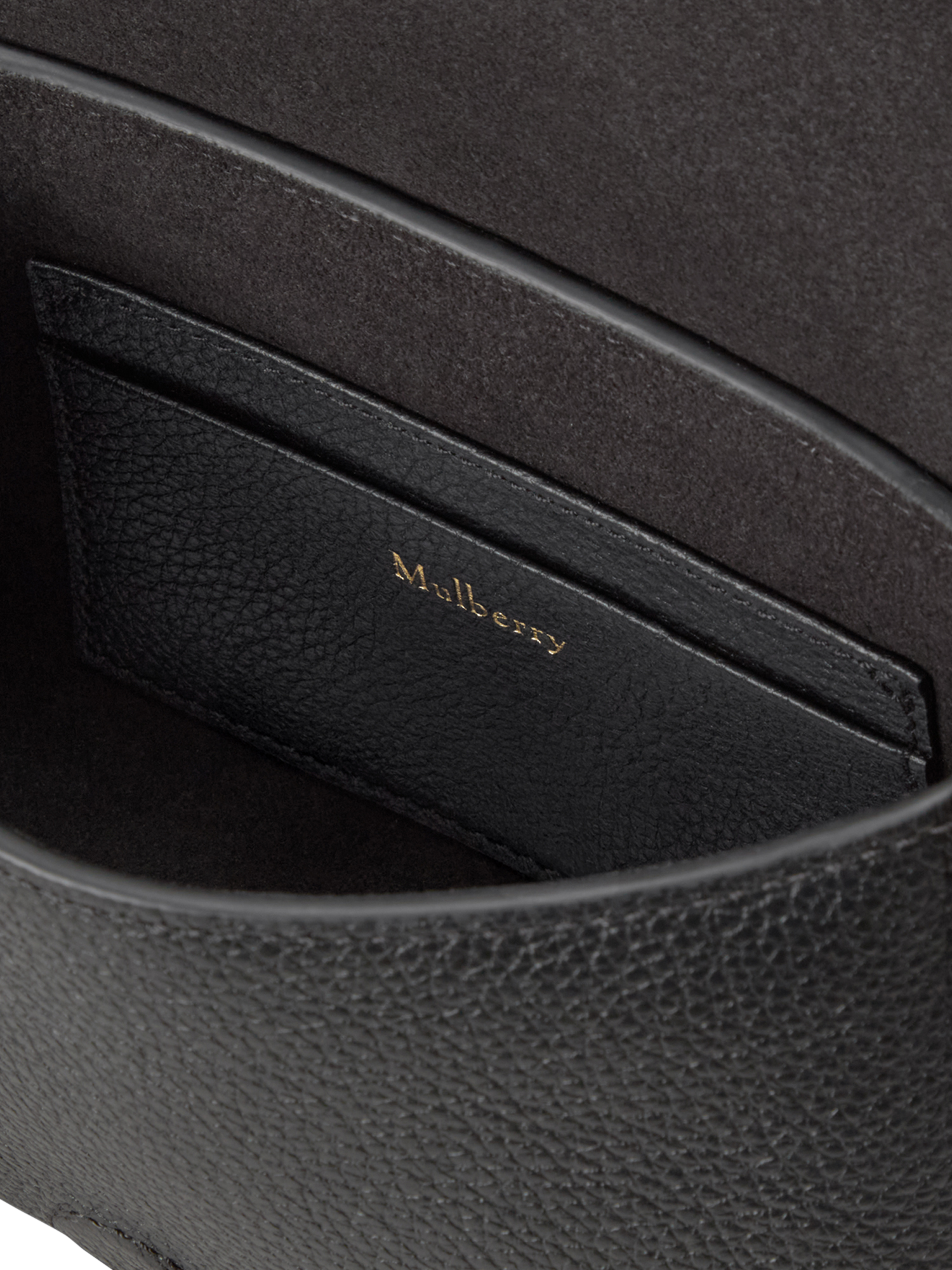 Product image 4 of 6, which shows Mulberry Eliza Mini Leather Chain Shoulder Bag, Black