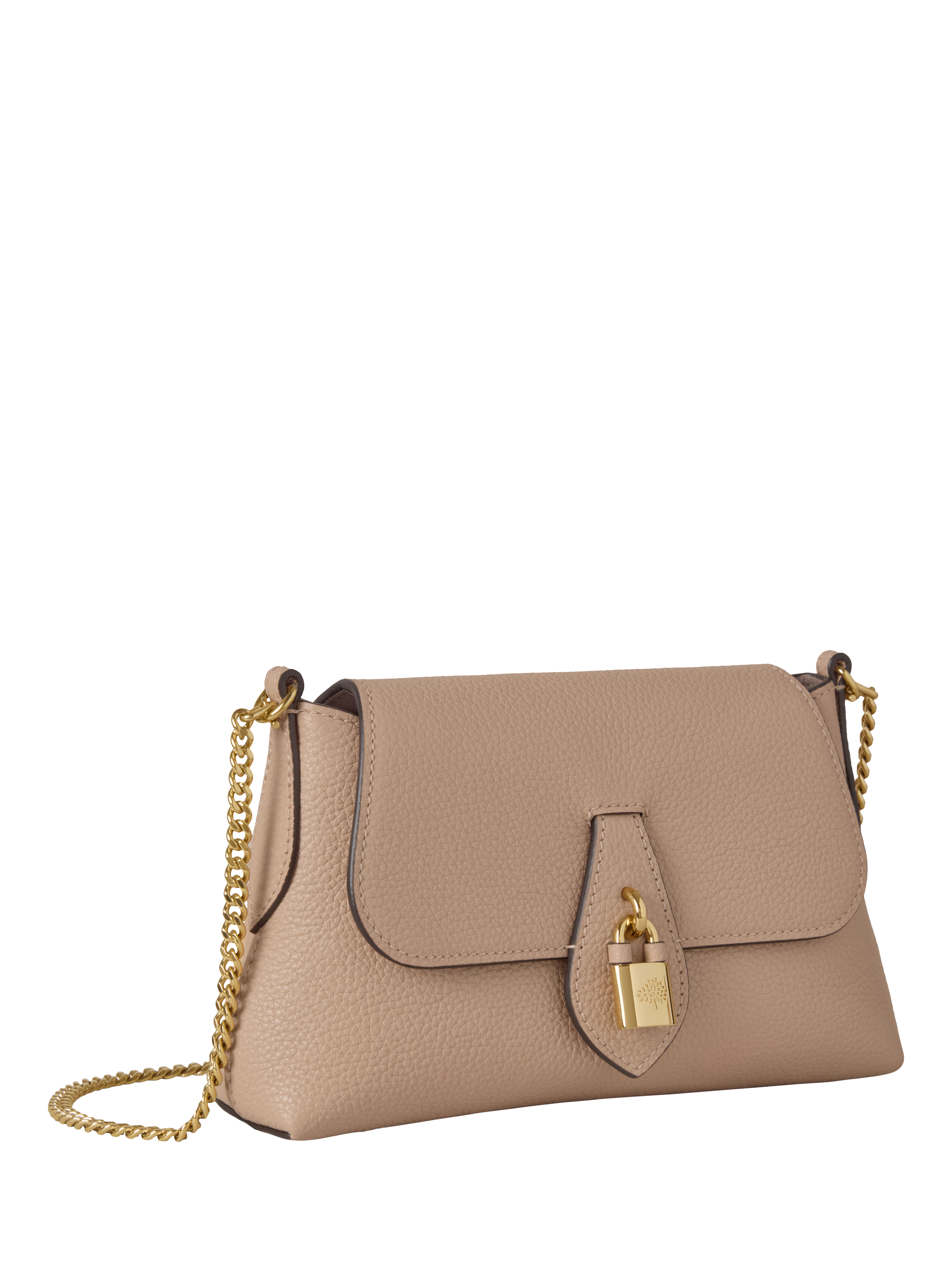 Product image 3 of 6, which shows Mulberry Eliza Mini Leather Chain Shoulder Bag, Rosewater