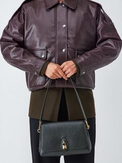 Mulberry Eliza Leather Satchel Bag - view 2, Black