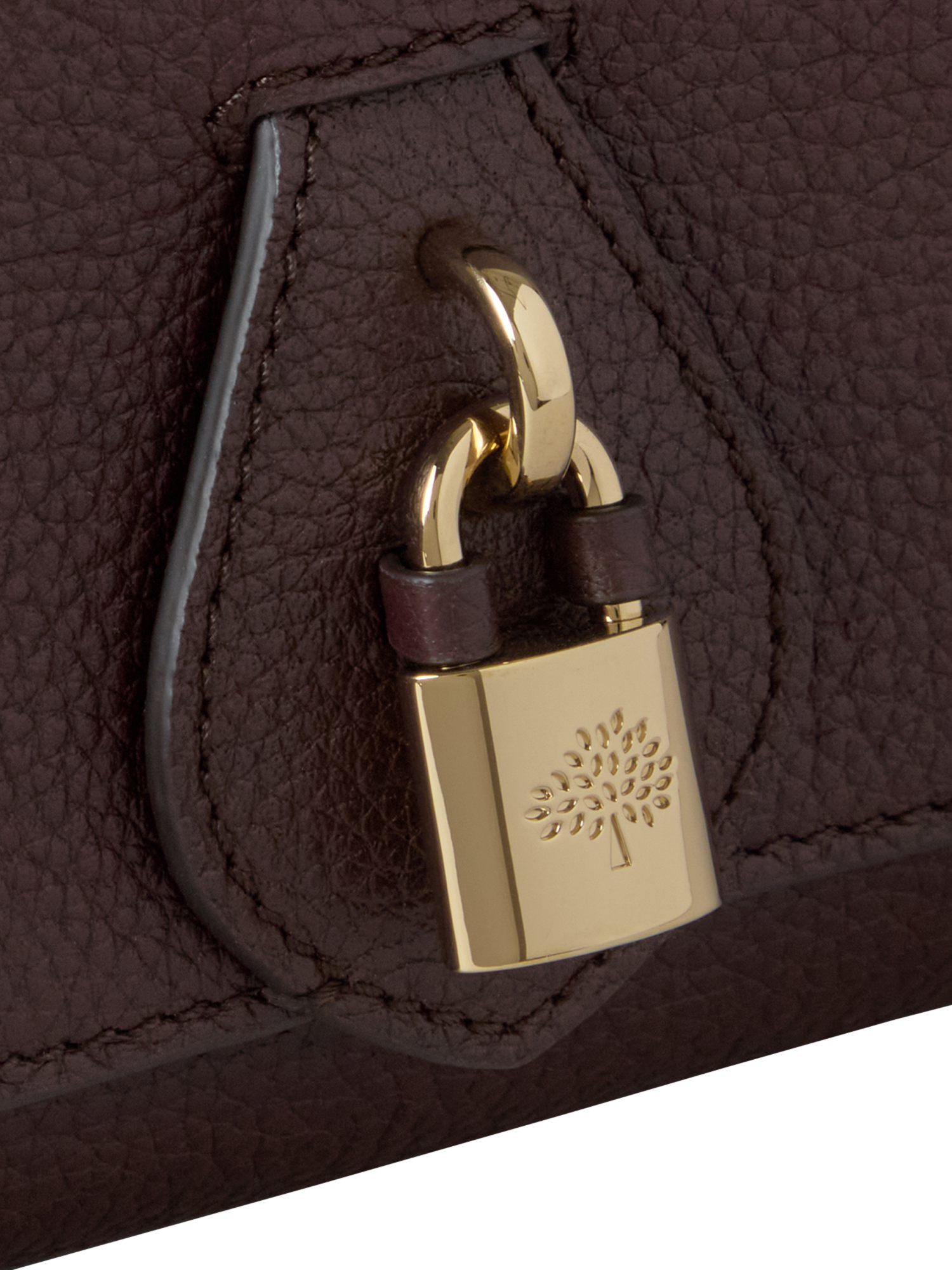 Product image 4 of 6, which shows Mulberry Eliza Leather Satchel Bag, Oxblood