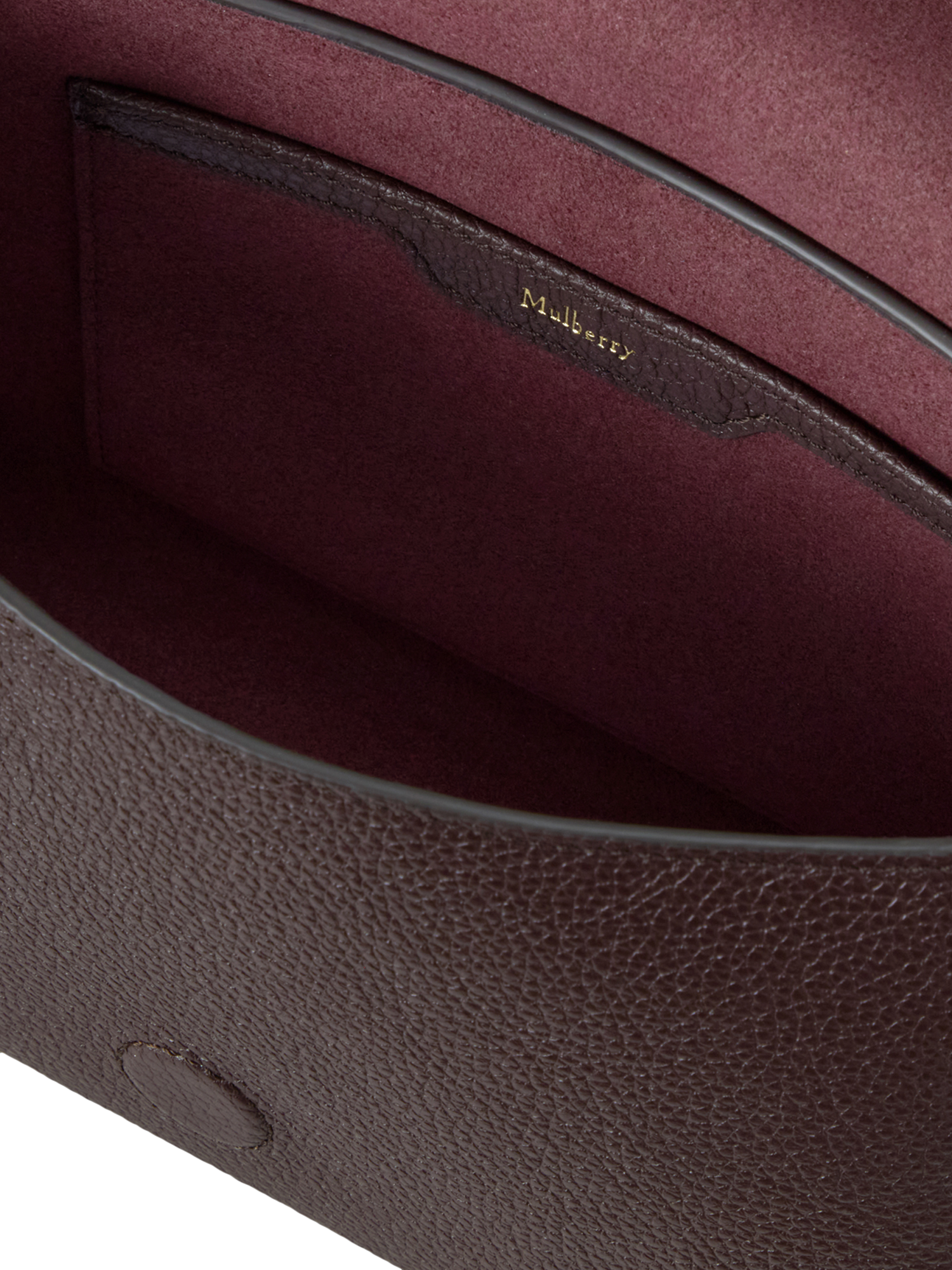 Product image 5 of 6, which shows Mulberry Eliza Leather Satchel Bag, Oxblood