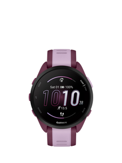 Garmin Forerunner 165 Music GPS Running Smartwatch, Lilac
