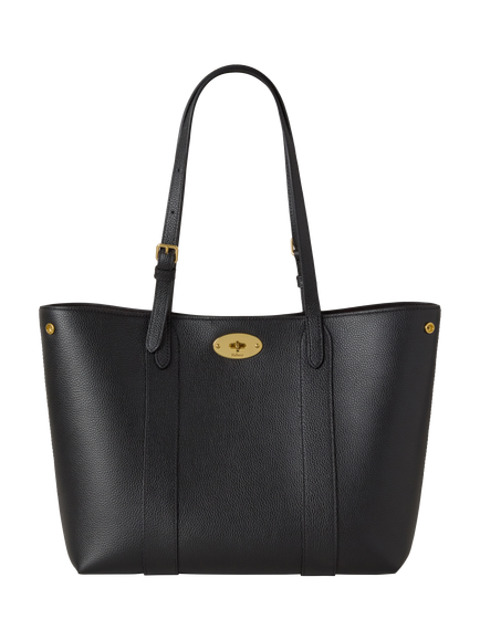 Mulberry Small Bayswater Leather Tote Bag, Black