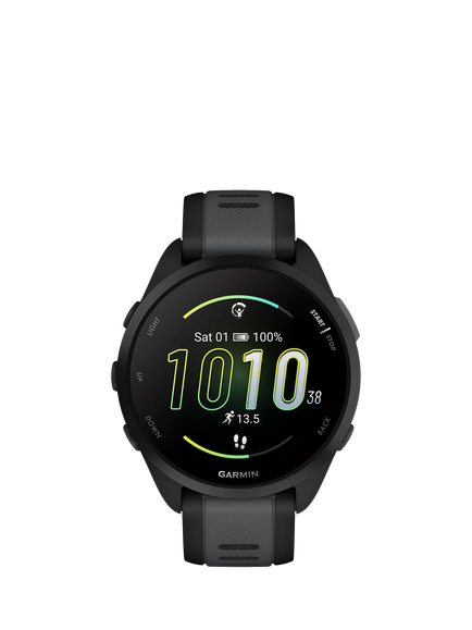 Garmin Forerunner 165 Music GPS Running Smartwatch, Slate Grey