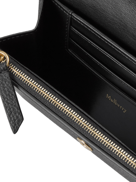 Mulberry Eliza Leather Wallet - view 2, Black