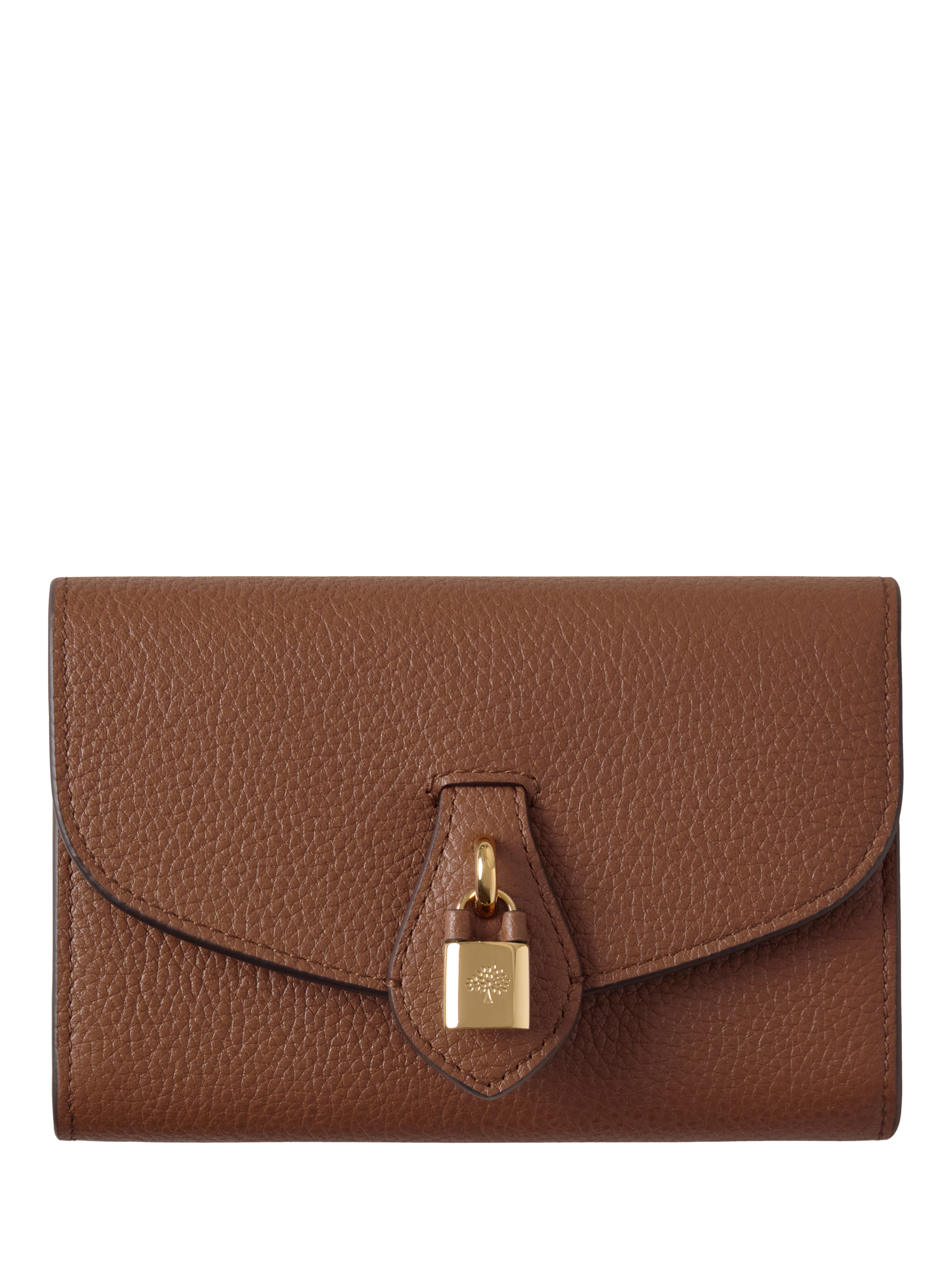 Product image 1 of 3, which shows Mulberry Eliza Leather Wallet, Oak