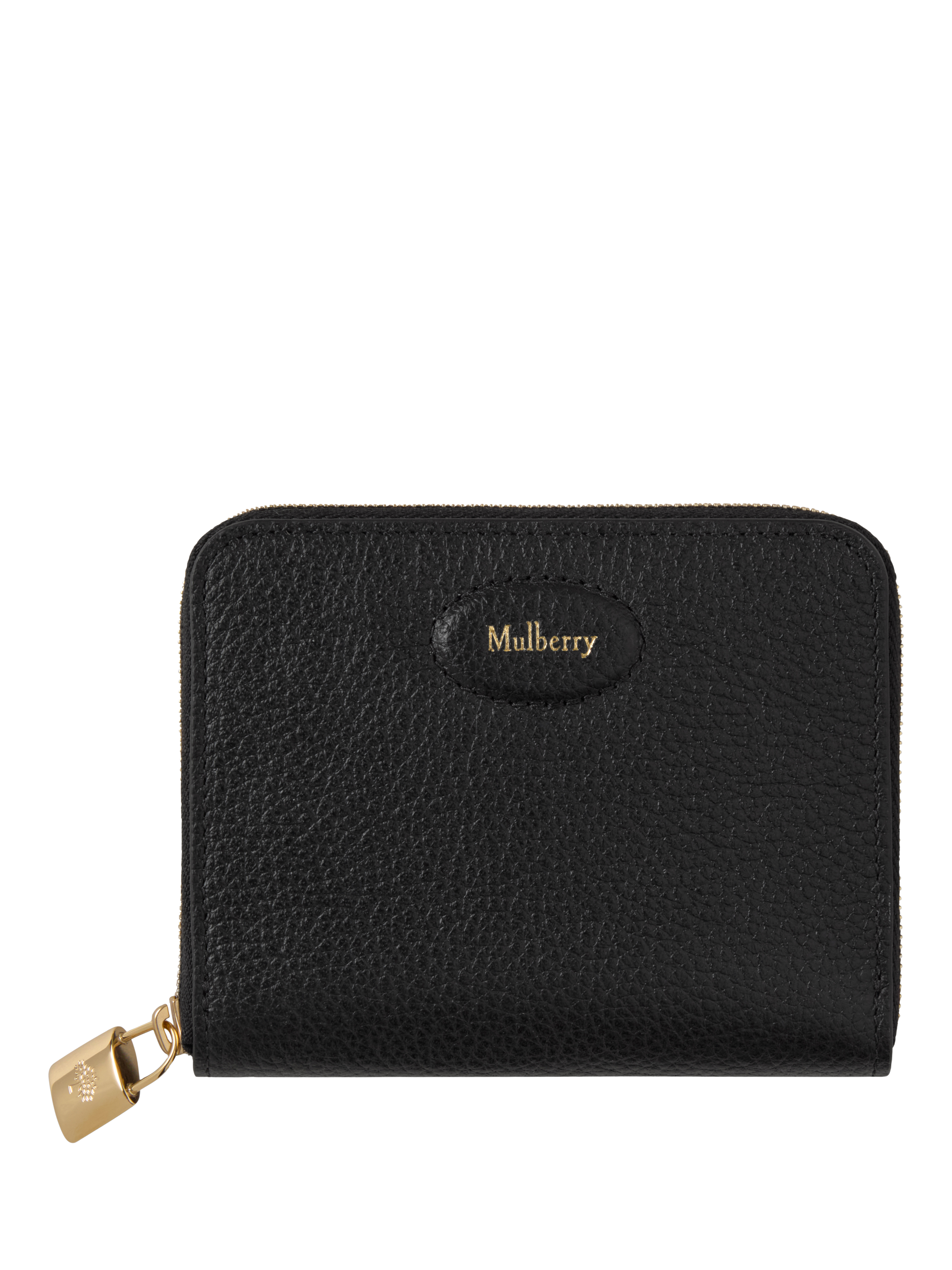 Product image 1 of 2, which shows Mulberry Eliza Small Zipped Leather Wallet, Black