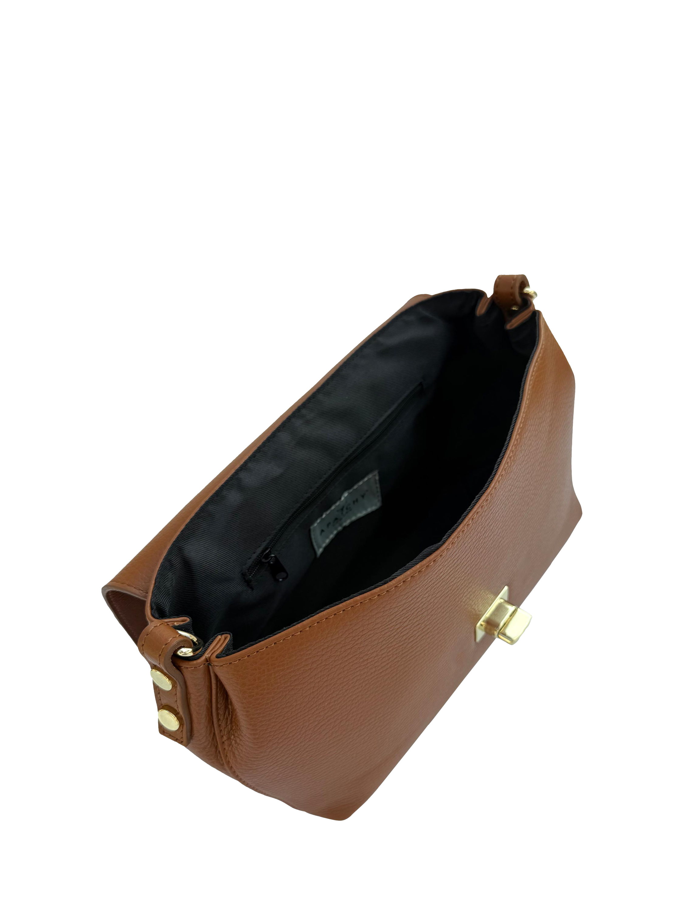 Product image 4 of 5, which shows Apatchy London Maisie Maxi Leather Shoulder Bag, Tan
