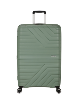 American Tourister Flytwist Large Hard Shell Suitcase, 117L, Botanic Green - view 2, Botanic Green