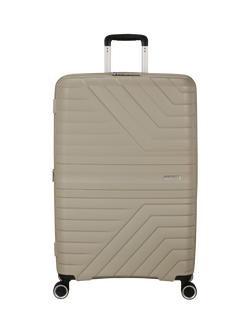 American Tourister Flytwist Large Hard Shell Suitcase, 117L, Sandstone - view 2, Sandstone