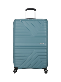 American Tourister Flytwist Large Hard Shell Suitcase, 117L, Storm Blue - view 2, Storm Blue