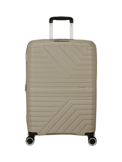 American Tourister Flytwist Medium Hard Shell Suitcase, 73L, Sandstone - view 2, Sandstone