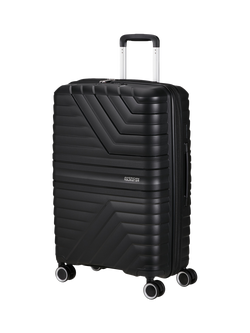 American Tourister Flytwist Medium Hard Shell Suitcase, 73L, Shadow Black, Shadow Black