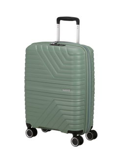 American Tourister Flytwist Small Hard Shell Suitcase, 44L, Botanic Green, Botanic Green