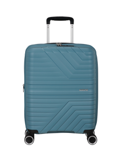 American Tourister Flytwist Small Hard Shell Suitcase, 44L, Storm Blue - view 2, Storm Blue