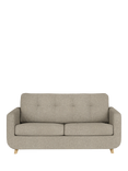 John Lewis OUTLET Barbican Medium 2 Seater Sofa Bed, Light Leg, Like New, Connie Grey