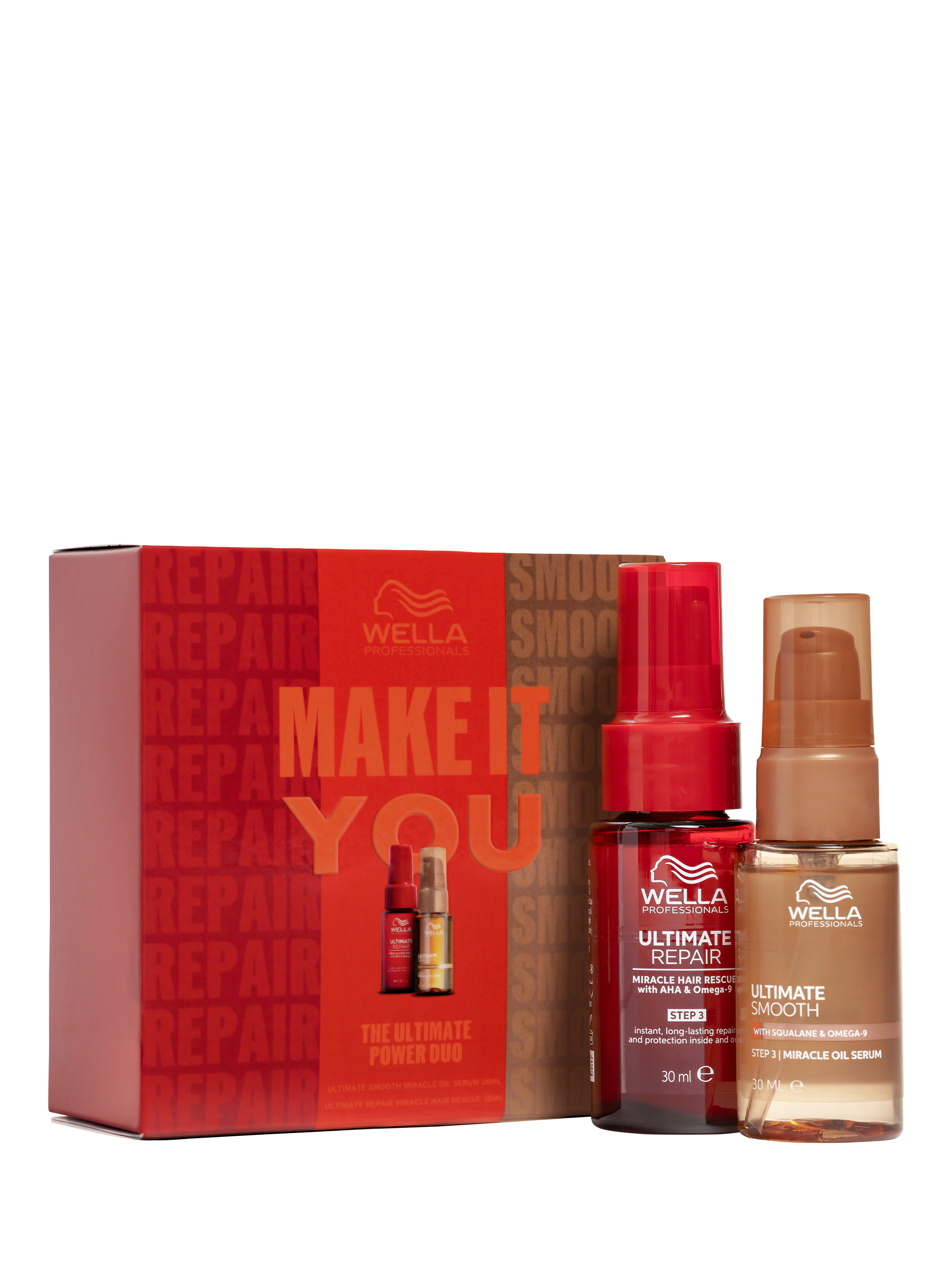 WELLA ULTIME REPAIR 5個セット Wella Professionals Make It You Ultimate Repair x Ultimate Smooth