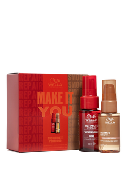 Wella Professionals Make It You Ultimate Repair x Ultimate Smooth Duo Haircare Gift Set, 