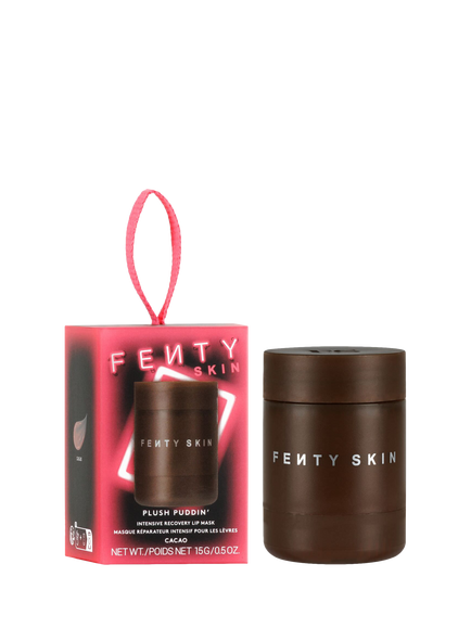 Fenty Beauty Plush Puddin' Intensive Recovery Lip Mask Cacao Ornament, 15g, 
