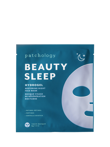 Patchology Beauty Sleep Hydrogel Restoring Night Face Mask, x 1, 