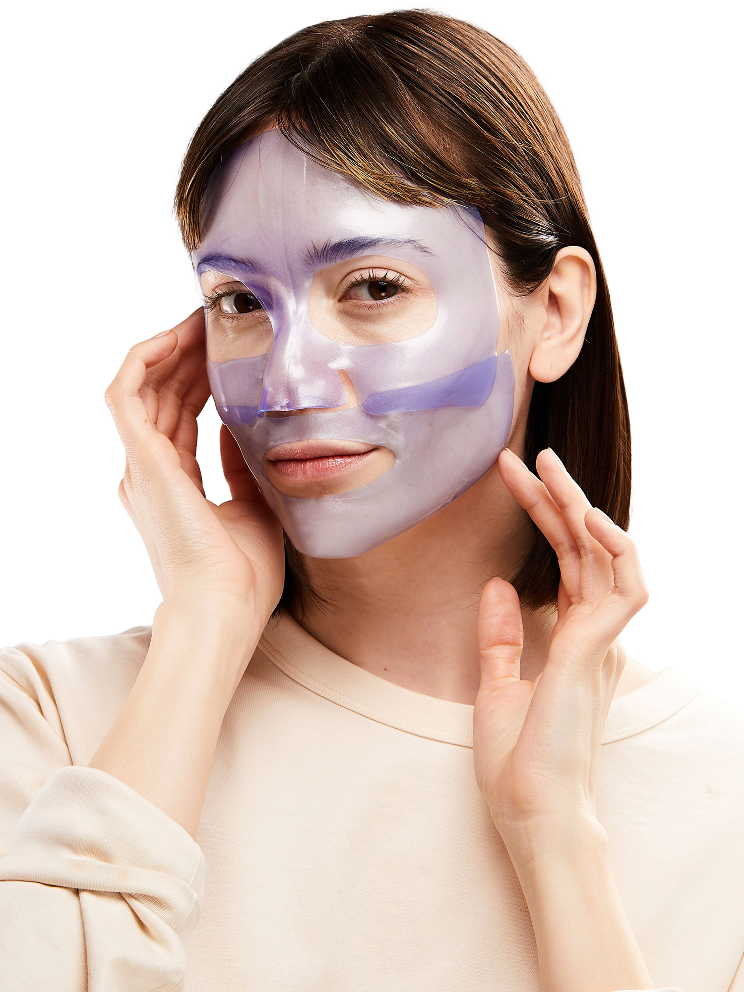 Product image 4 of 7, which shows Patchology Beauty Sleep Hydrogel Restoring Night Face Mask, x 1