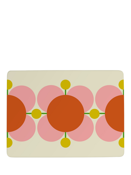 Orla Kiely Atomic Flower Cork-Backed Placemat, Set of 6, Assorted - view 2, Assorted