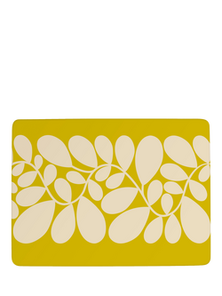 Orla Kiely Sycamore Stripe Cork-Backed Placemat, Set of 6, Assorted - view 2, Assorted