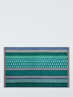 Margo Selby Olivia Bath Mat, Blue/Multi, Blue Multi