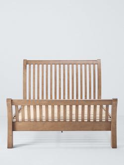 John Lewis Reclaimed Timber Bed Frame, Double, Natural Wood - view 2, Natural Wood