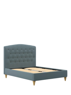 John Lewis Rue Upholstered Bed Frame, Limited Edition, King Size, Sapphire Blue