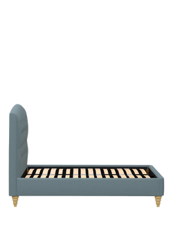 John Lewis Rue Upholstered Bed Frame, Limited Edition, King Size - view 2, Sapphire Blue