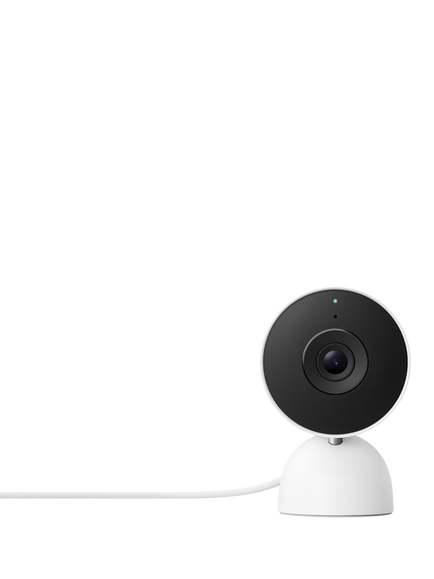 Google Nest Cam Indoor Security Camera, Wired, Snow, Snow