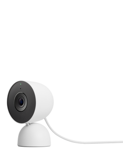 Google Nest Cam Indoor Security Camera, Wired, Snow - view 2, Snow