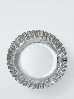 John Lewis Luxe Stainless Steel Serve Bowl, 32cm, Silver - view 2, Silver Silver