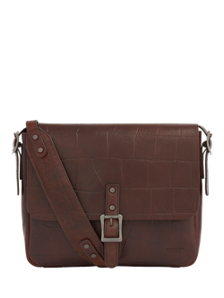OSPREY LONDON Brixton Satchel, Cognac, Cognac