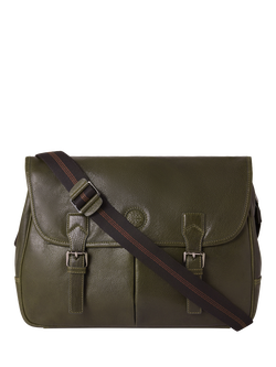 OSPREY LONDON Compass Saddle Bag, Dark Olive