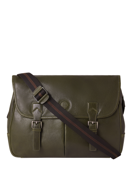 OSPREY LONDON Compass Saddle Bag, Dark Olive