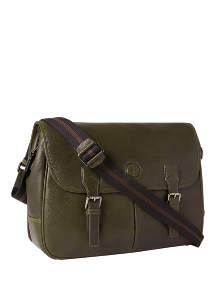 OSPREY LONDON Compass Saddle Bag - view 2, Dark Olive