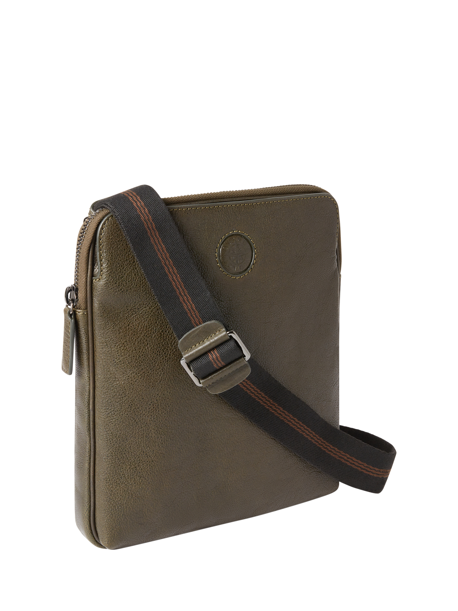 Product image 2 of 5, which shows OSPREY LONDON Compass Small Messenger Bag, Dark Olive