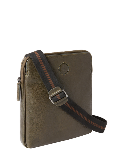 OSPREY LONDON Compass Small Messenger Bag - view 2, Dark Olive