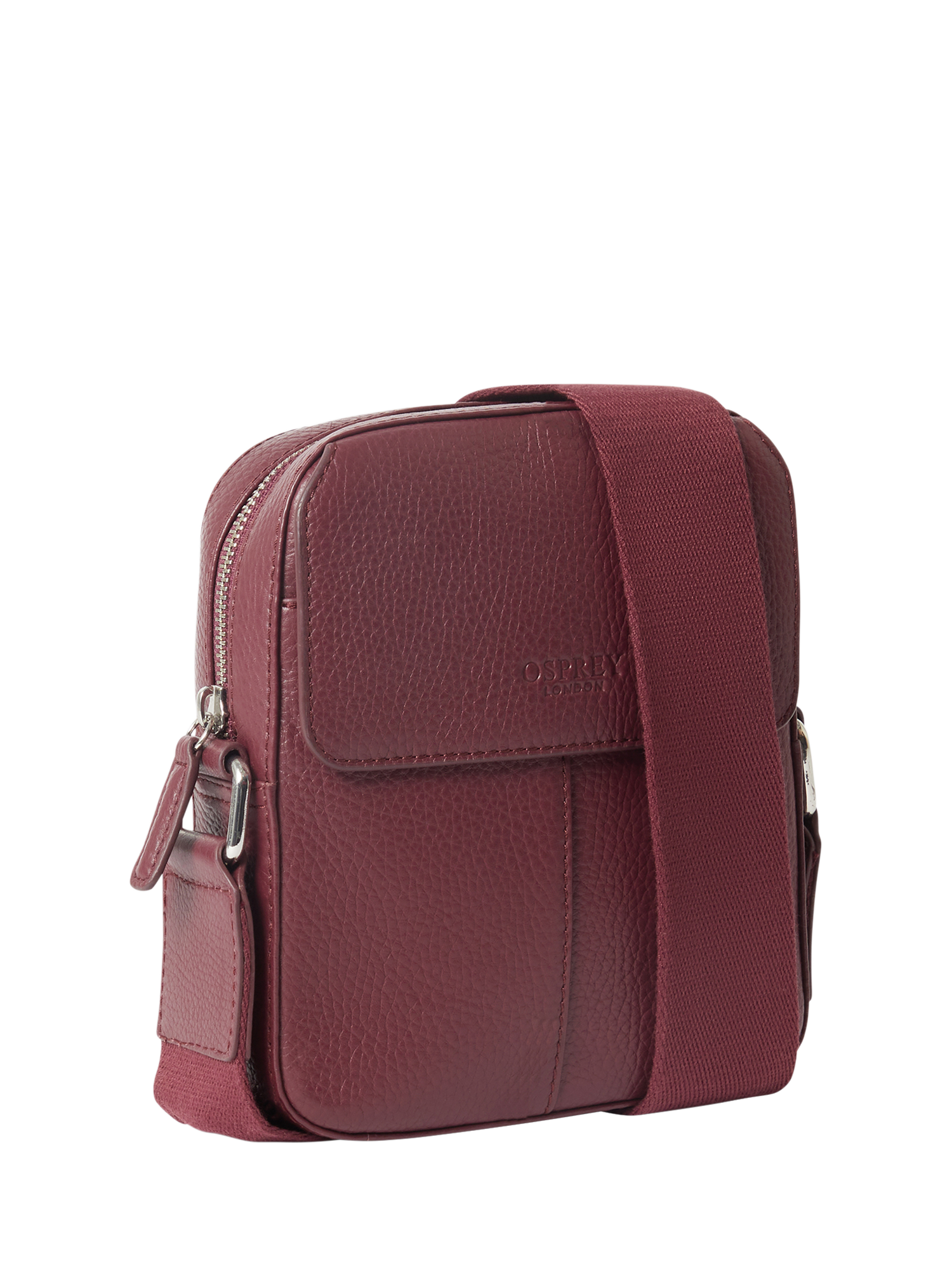 Product image 2 of 6, which shows Osprey Jacob Leather Phone Bag, Merlot