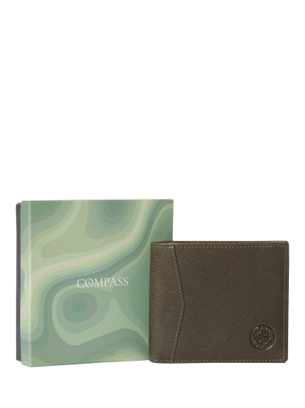 OSPREY LONDON Compass Card Wallet - view 2, Dark Olive
