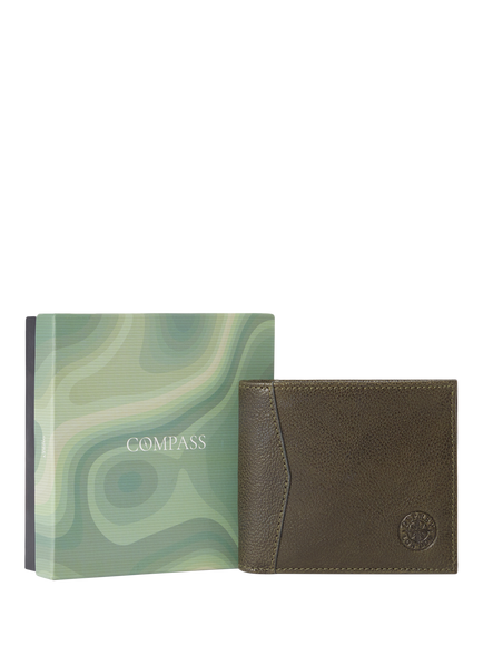 OSPREY LONDON Compass Coin Wallet - view 2, Dark Olive