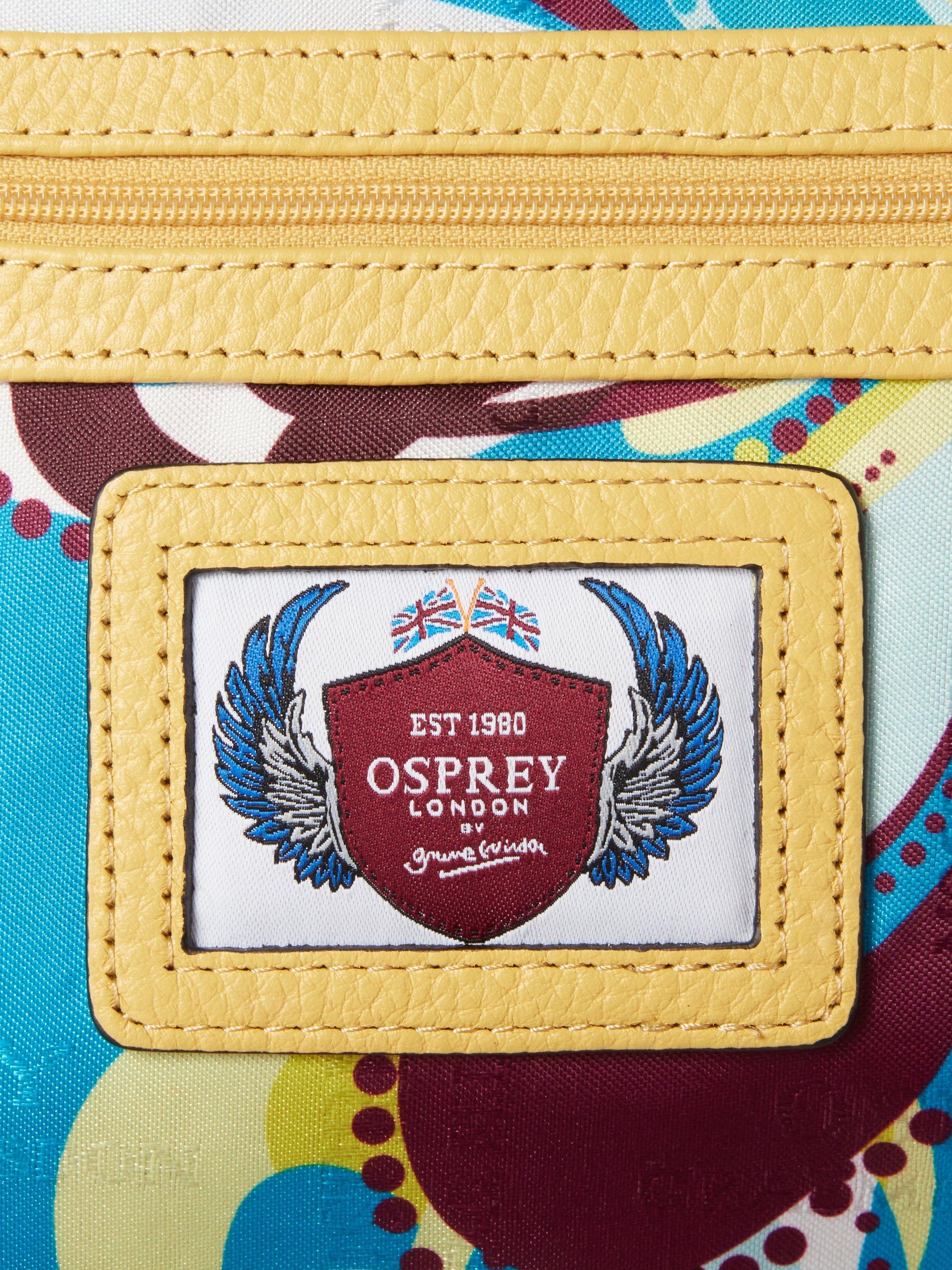 Product image 5 of 6, which shows OSPREY LONDON Hendrix Leather Sling Bag, Pollen